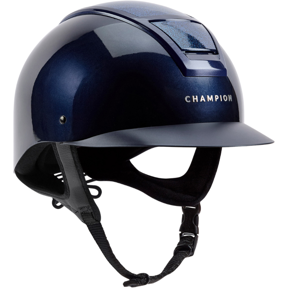 2026 Champion Unisex Inzicht Glitter Standaard Pieken Rijden Hoed INSIGHTGO - Met Navy / Sparkle Navy